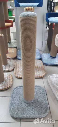 Когтеточка для кошек джутовая, скошачей мятой)