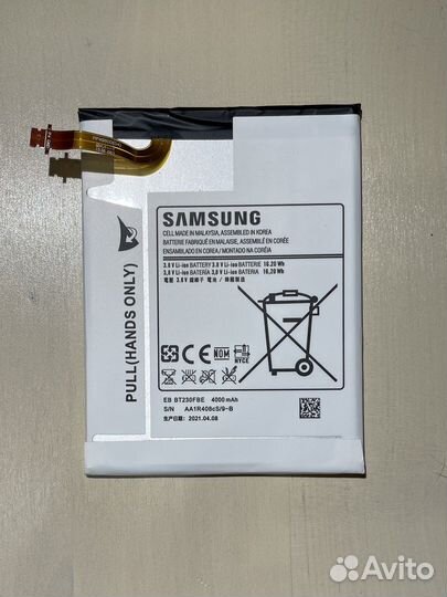 Новая li-on батарейка для Samsung