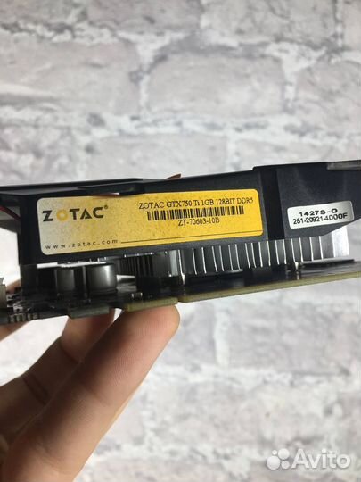 Видеокарта GTX 750 ti