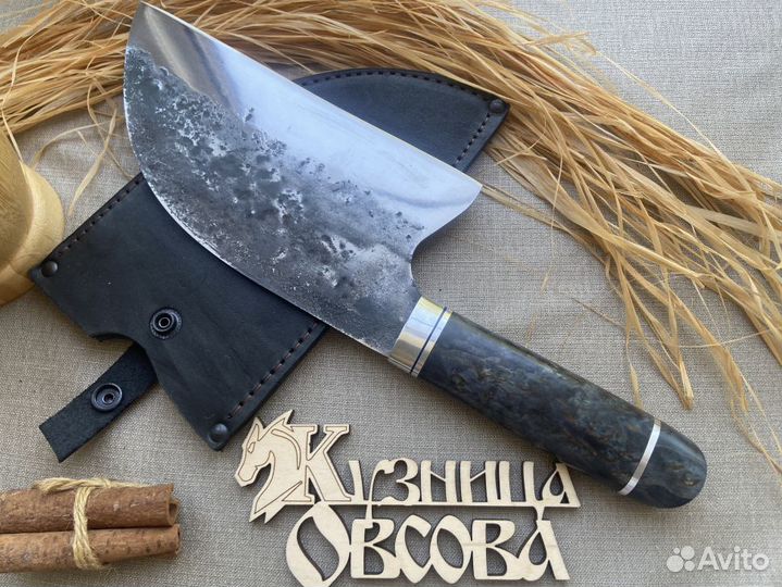 Поварской шеф нож Серб из кованой стали х12мф