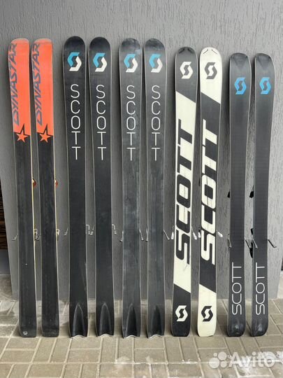 Лыжи горные фрирайд/ скитур scott, dynastar