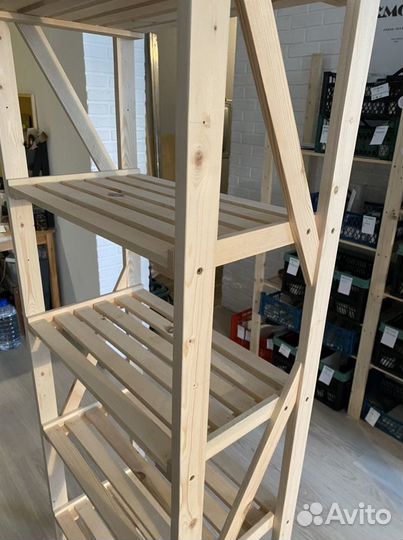 Стеллаж усиленный 6 полок 2 метра