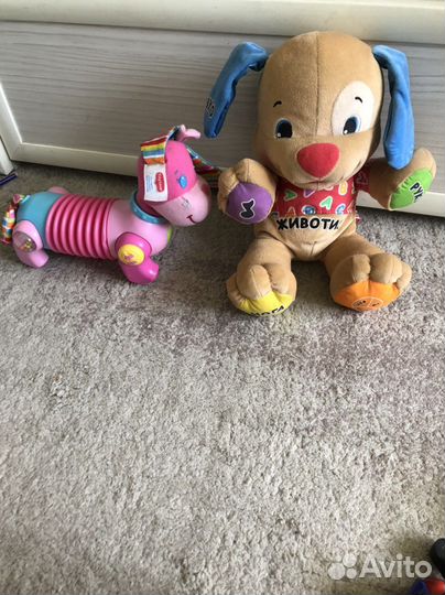 Fisher price собака и собака Tiny Love