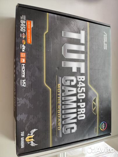 Материнская плата Asus tuf b450 pro gaming