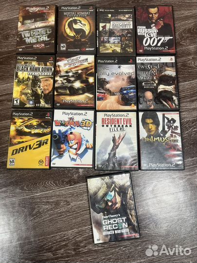 Игровые диски на ps2