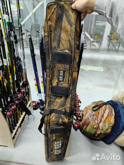 Чехлы для удочек и спиннингов в ассортименте