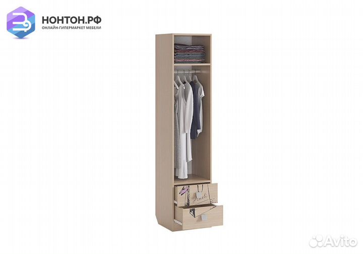 Шкаф комбинированный 1-створчатый с ящиками Амели