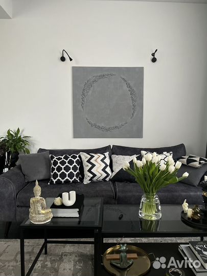 Интерьерная картина большая текстурная