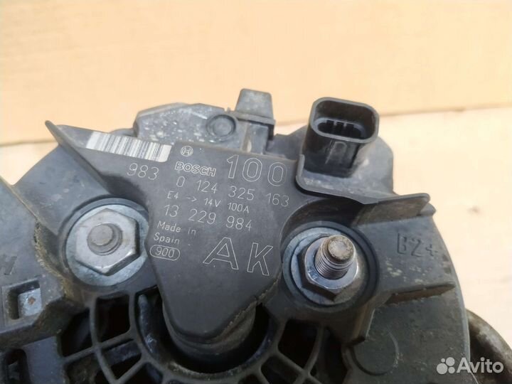 Генератор 100Ампер 1.6 1.8 Opel Astra H