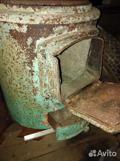 Печь буржуйка чугунная СССР