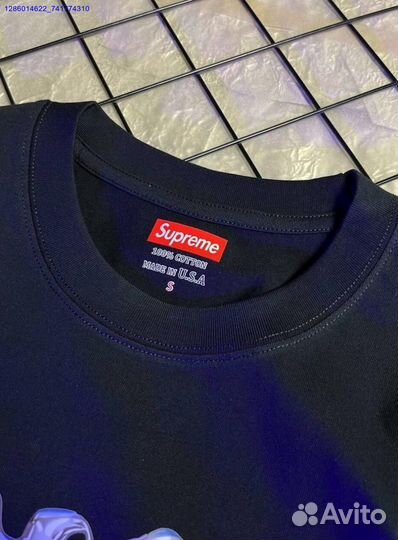 Футболка supreme FW18 liquid (ртуть) (Арт.68013)