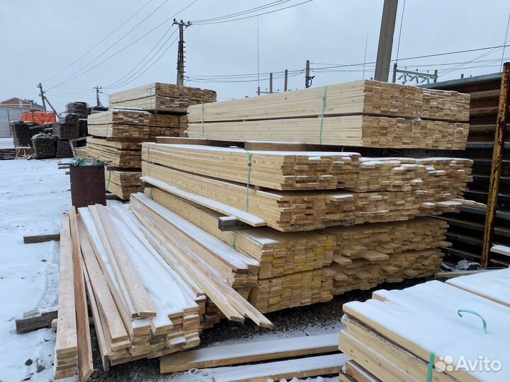 Доска обрезная 50х150х4000