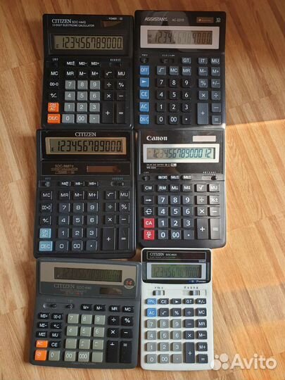 Калькулятор Степлер Дырокол Самонаборный штамп