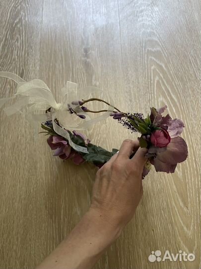 Венок из цветов на голову