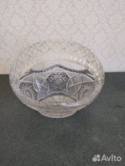 Ваза для конфет хрусталь