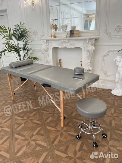Массажный стол с валиком