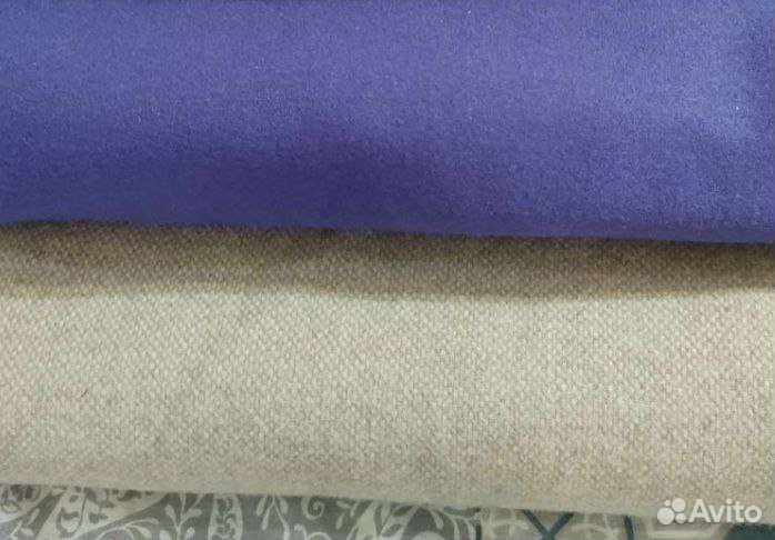 Шерстяная фланель СССР отрез ткани