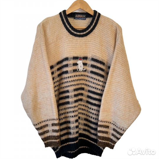 Свитер винтажный с муми троллем