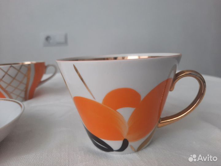 Чайные пары СССР, чашки