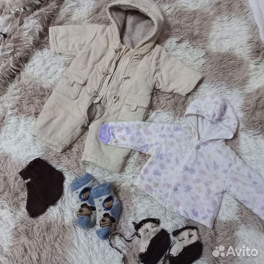 Одежда для девочки 0-6 мес пакетом