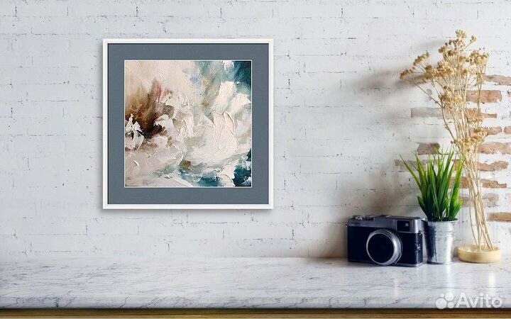 Картина Интерьерный пион Абстрактный цветок Пион