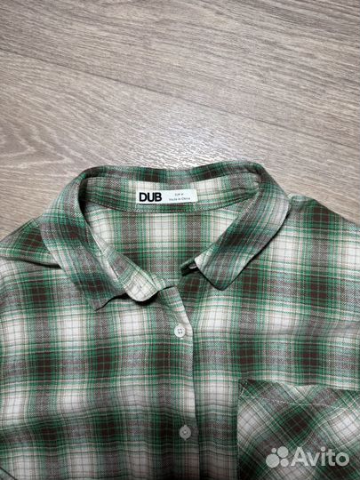 Рубашка в клетку женская