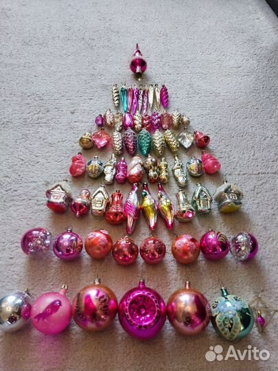 Елочные игрушки СССР