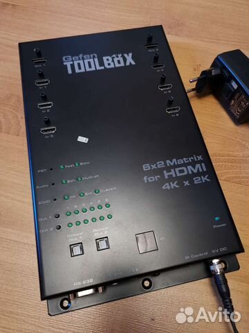 Матричный коммутатор 6х2 сигналов hdmi 4Kx2K