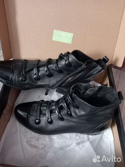Полуботинки женские 37 размер натуральная кожа