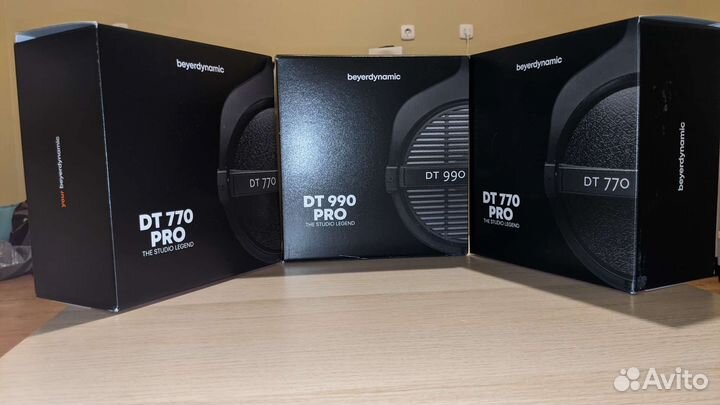 Новые Beyerdynamic DT770 PRO 80/250/ DT990 PRO 250
