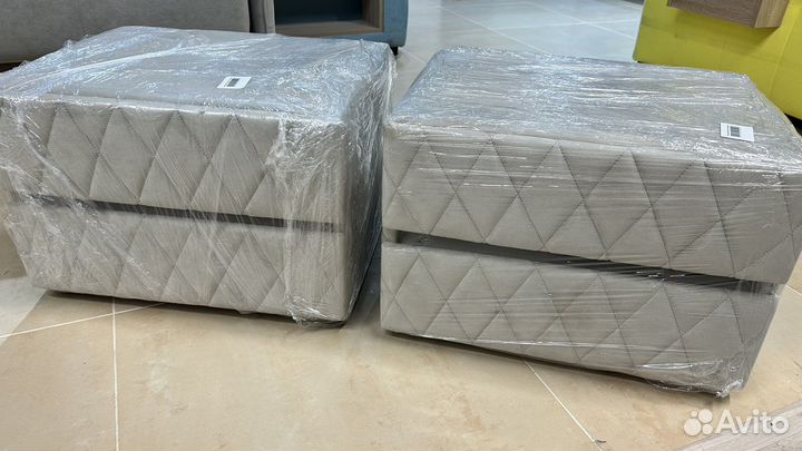 Тумбочки Askona Emma пара бежевые