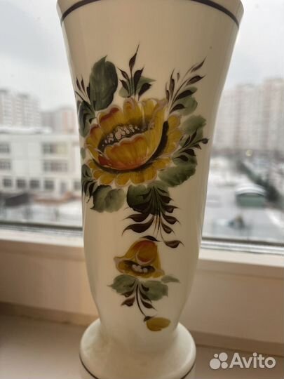 Ваза для цветов винтажная фарфоровая СССР