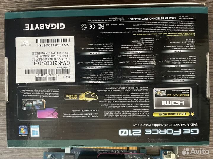 Nvidia geforce gt210 1g