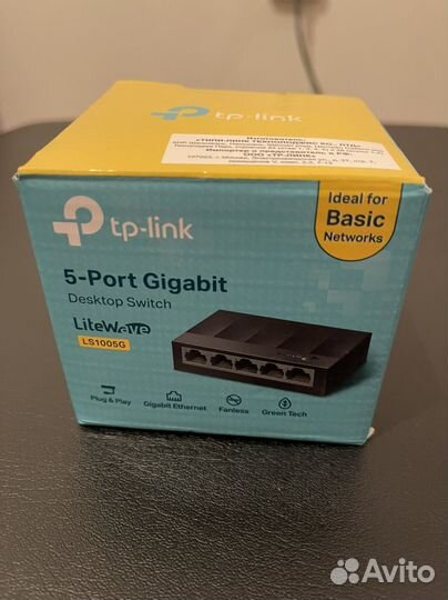 Коммутатор TP link LS1005G