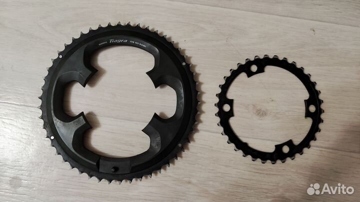 Звезды tiagra 50-34, седло Velo 140мм, педали