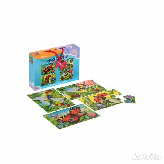 Напольный пазл Насекомые (средний)