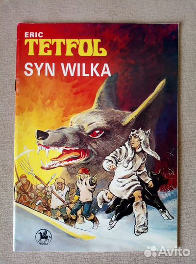 Комикс Eric Tetful Syn Wilka 1990 польский язык