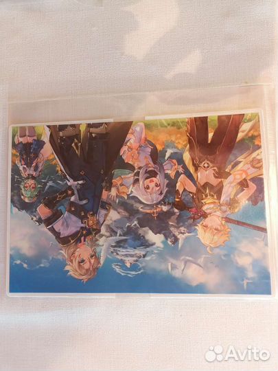 Genshin impact anime обложка на паспорт