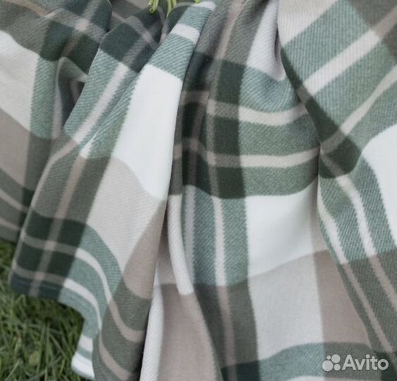 Корзина для пикника+плед флисовый