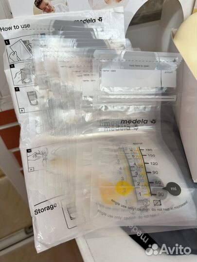 Молокоотсос medela swing электрический + пакеты