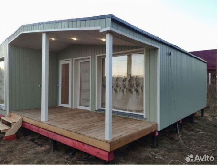 Каркасный теплый дом с доставкой 75 м кв, арт. дс-4606