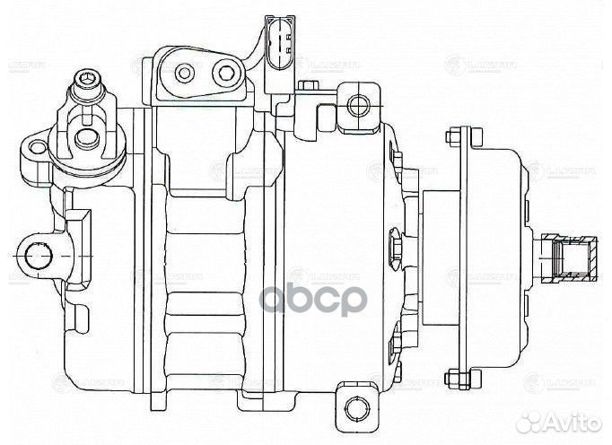 Компрессор кондиционера volkswagen touareg 02