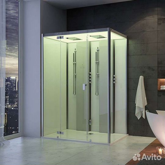 Установка душевых кабин