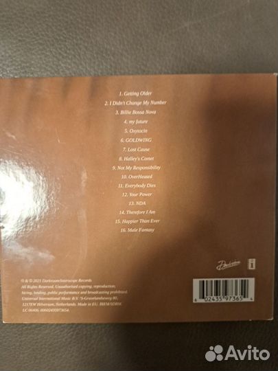 Billie eilish'21 на сд