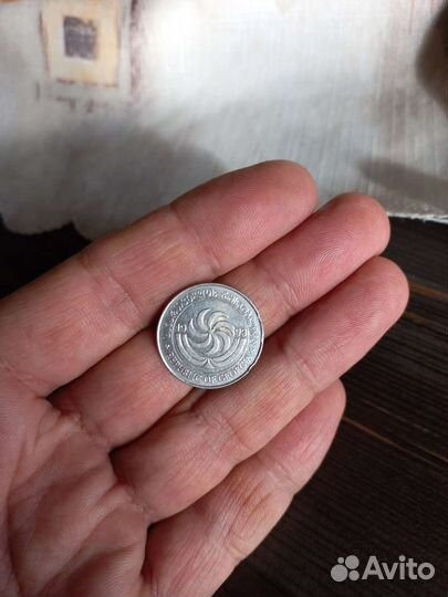 Монета 10 тетри