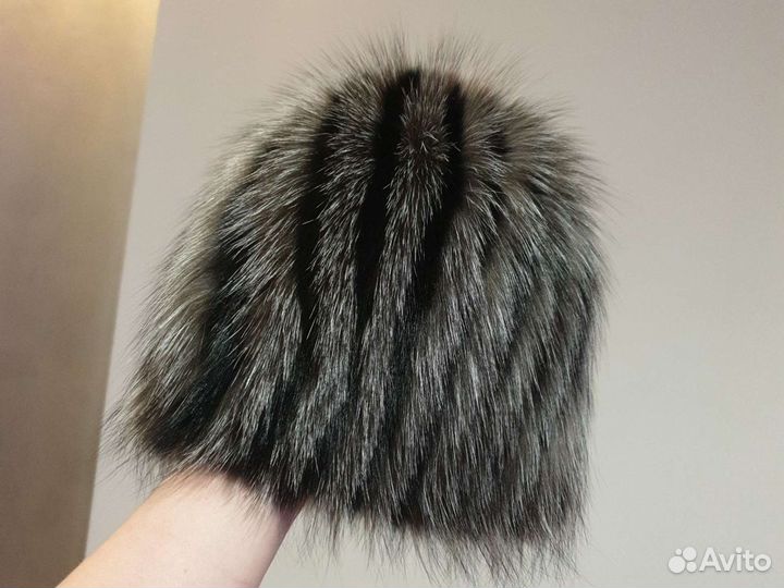 Шапка из чернобурки