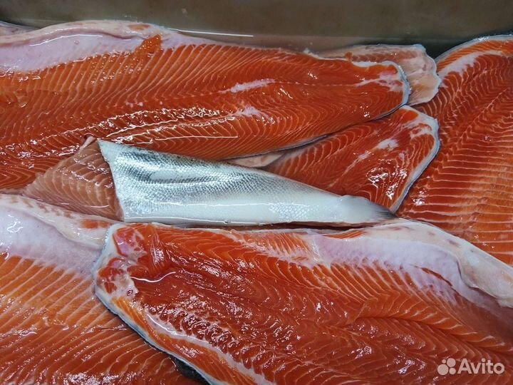 Икра горбуши, форель, филе форели