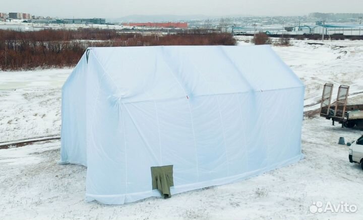 Каркасная надувная палатка