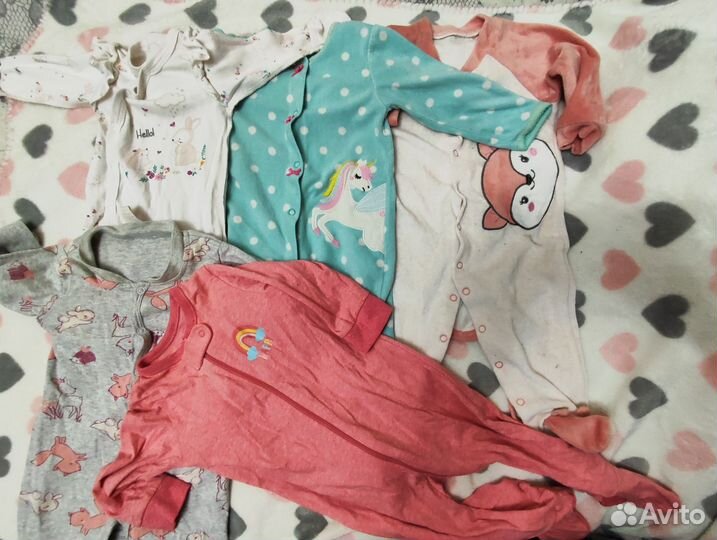 Одежда на девочку от 0 и до года
