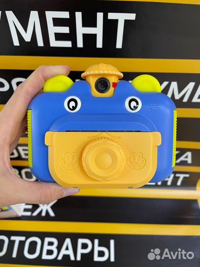 Детский фотоаппарат Print Camera Children’s blue